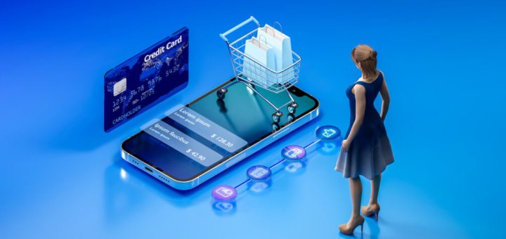 What is AI used for in online shopping?