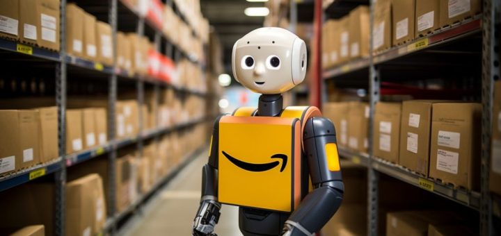 Humanoid robots now being tested at an Amazon warehouse